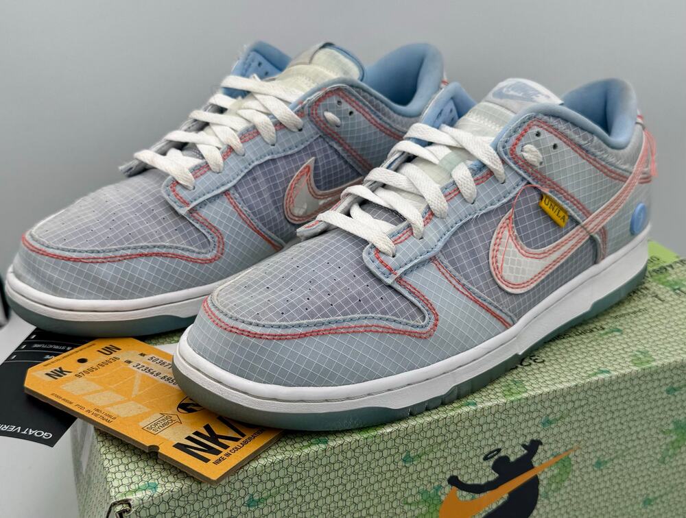 Nike Dunk Low x Union LA Passport Pack Argon Size 10.5 DJ9649-400 # 301